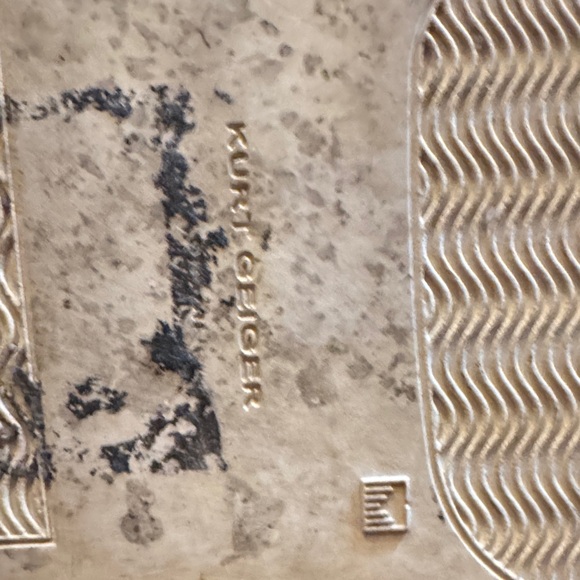 Kurt Geiger Studded Metallic Sneakers - Picture 6 of 6